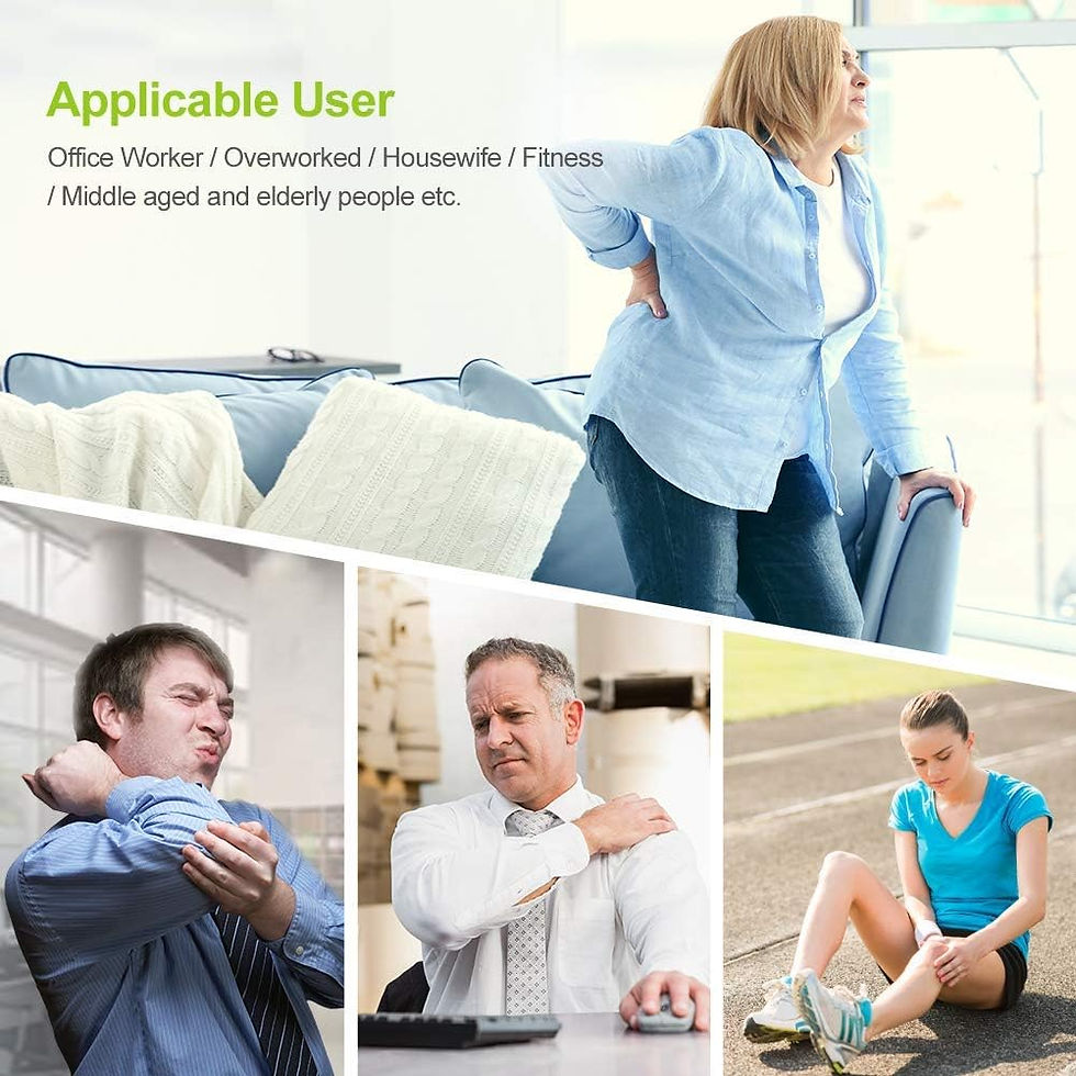 Thumbnail: AUVON Dual Channel TENS Unit Muscle Stimulator Machine with 20 Modes, 2" and 2"
