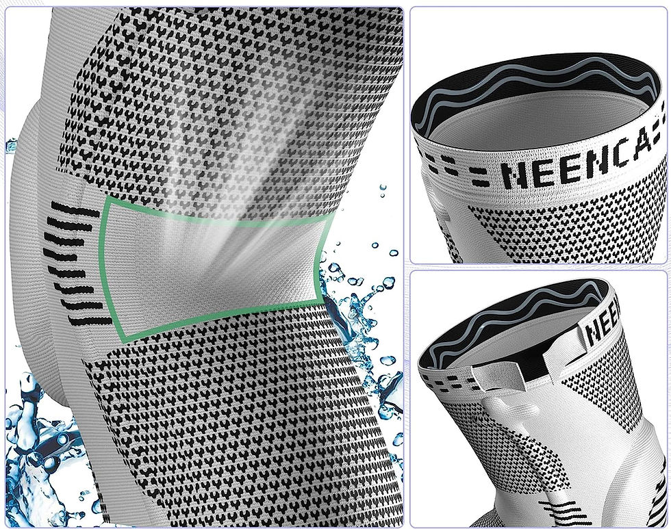 תמונה ממוזערת: NEENCA Knee Braces for Knee Pain Relief, Compression Knee Sleeve with Patella G