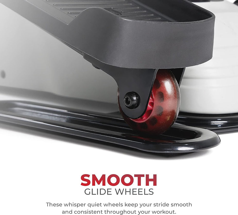Thumbnail: Sunny Health & Fitness Magnetic Sitting Under Desk Elliptical Peddler, Portable