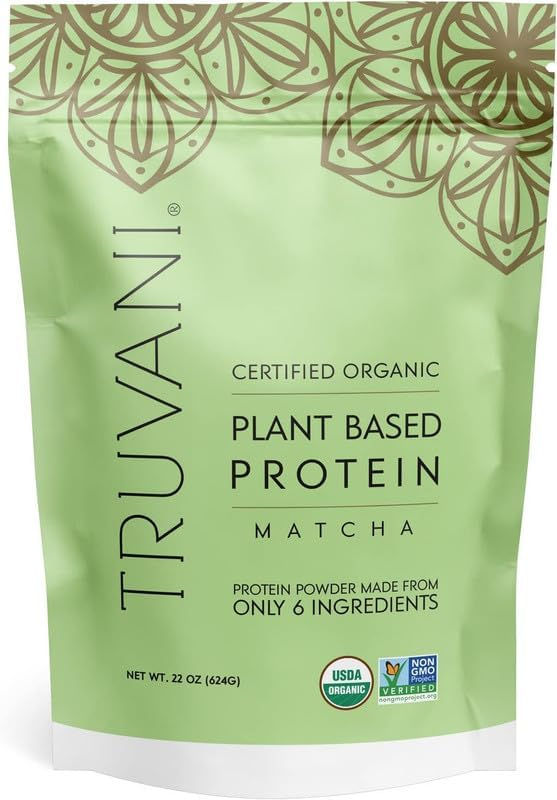 縮圖：Truvani Organic Vegan Protein Powder, Organic Pea Protein Powder, Vegan, Non GM