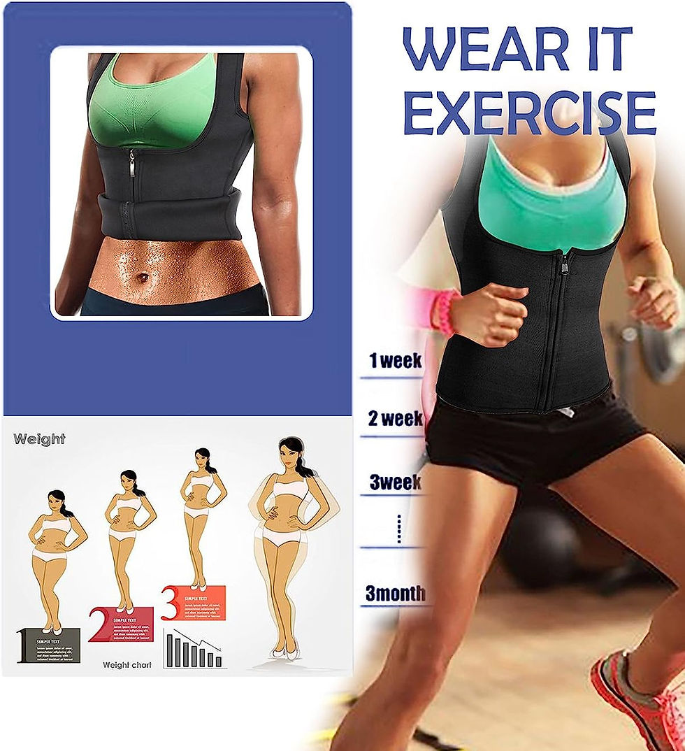 縮圖：GAODI Womens' Sauna Suit Workout Sweat Body Shaper
