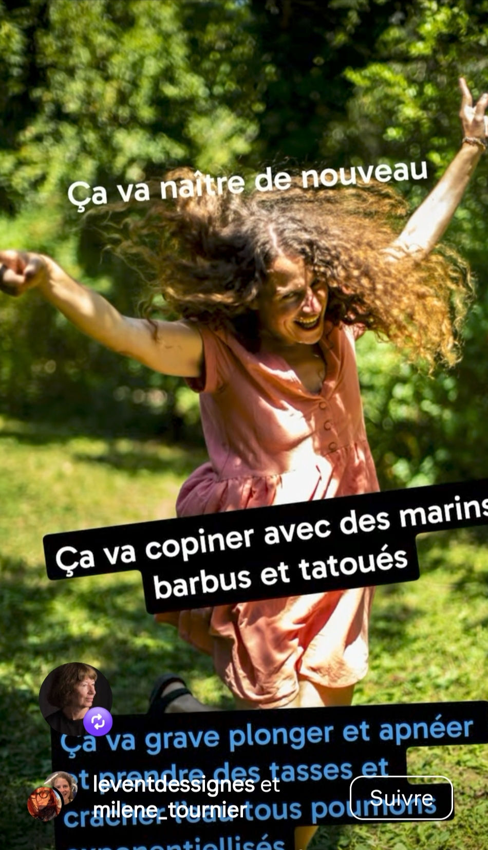 Photographie de Milène Tournier / tournage "Le vent des signes"