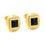 Miniaturbild: Square studs with a mini black square in the middle