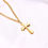 Miniaturbild: Unisex cross pendant Necklace