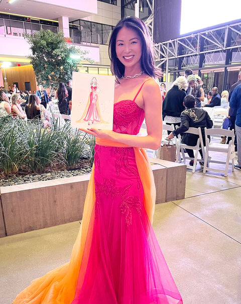 Los Angeles Fashion Illustrator Live Sketch Artist