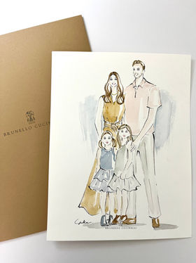 Fashion Illustration, Live Sketch, Fashion Portrait