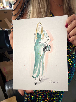 Los Angeles Fashion Live Sketch Artist, Illustrator