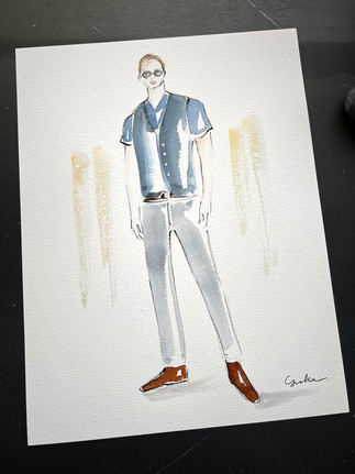 Los Angeles Fashion Live Sketch Artist, Illustrator