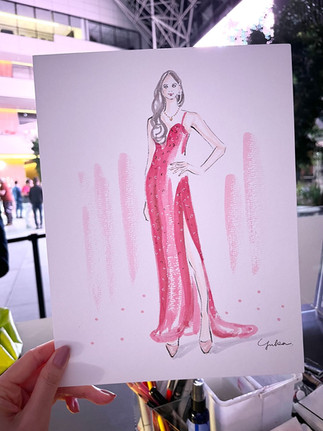 Los Angeles Fashion Live Sketch Artist, Illustrator