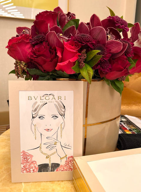 Los Angeles Fashion Illustrator Live Sketch Artist