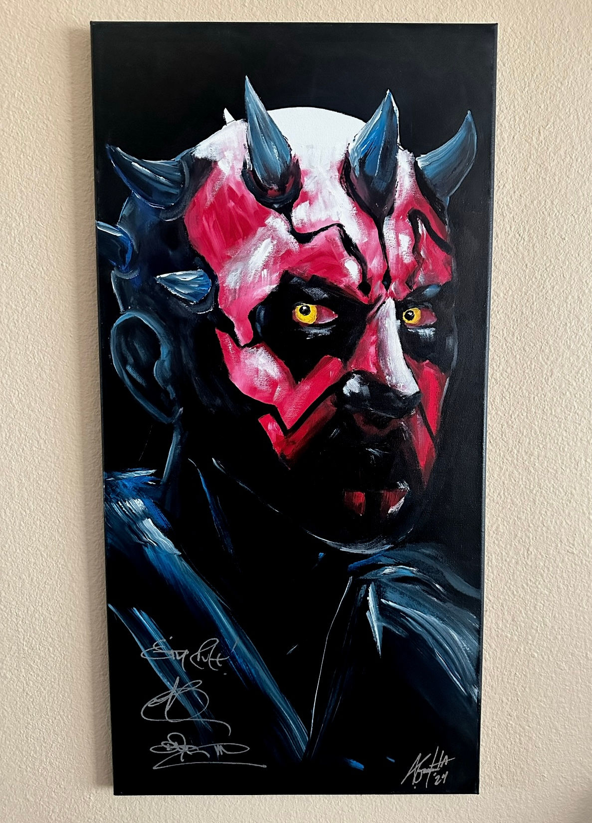 The Shadow * autographed by Actor Ray Park 30 x 15