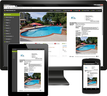 MS Home Pool Services Maintenance Report