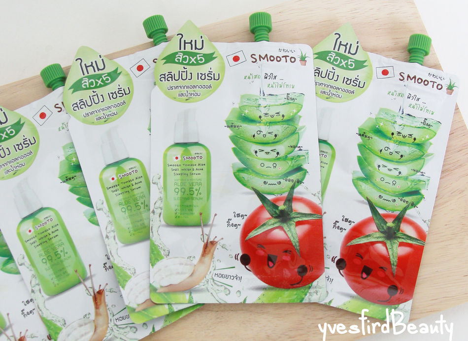 รีวิว
Smooto Tomato Aloe Snail White & Acne Sleeping Serum มาร์คฟินๆ ทาแล้วนอน
