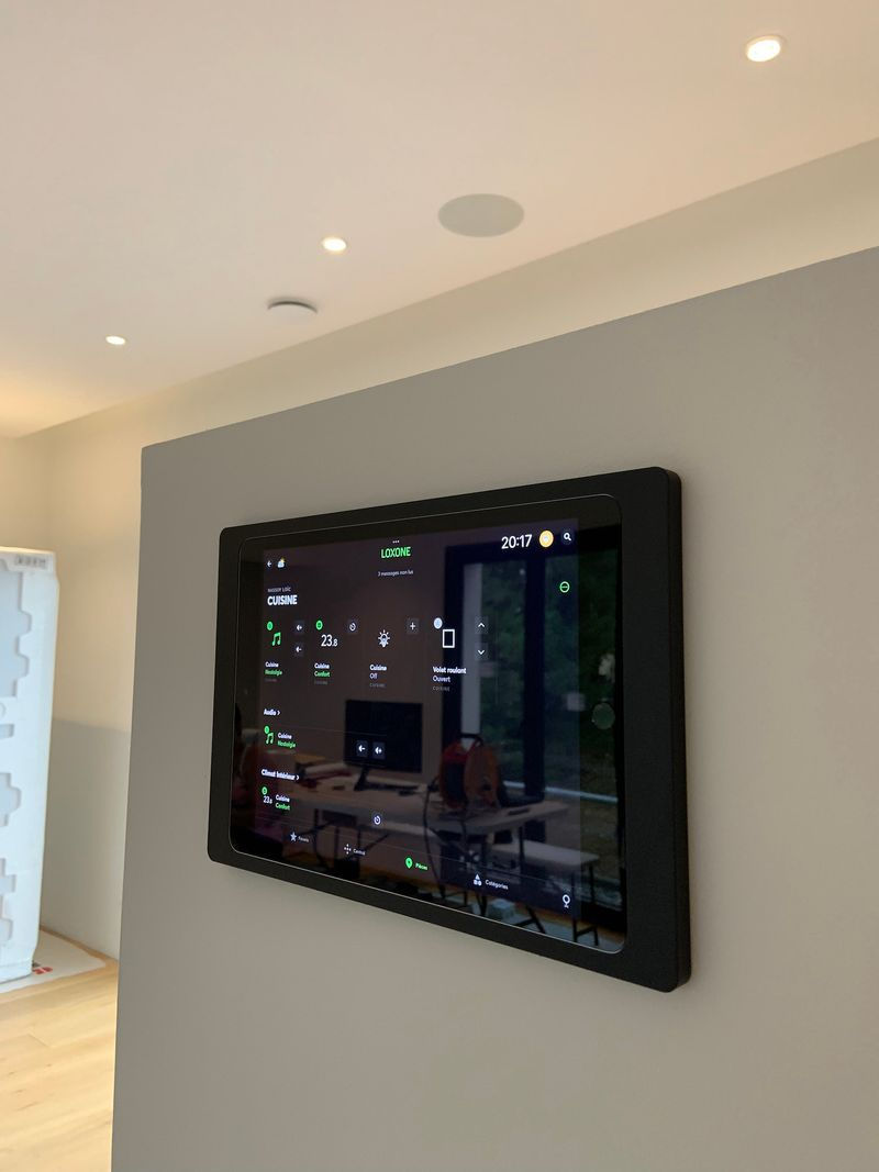 Tableau de bord domotique chez un client à Toulouse