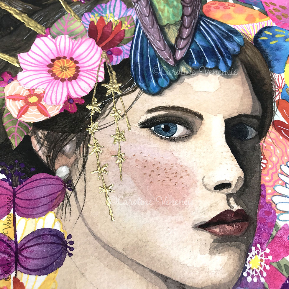 Thumbnail: Tableau symbolique et féminin, idéal pour leasing d’art et investissement artistique international.