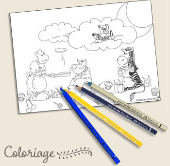 ★{Les mercredis de Kallou #7}★Les gourmands à colorier !