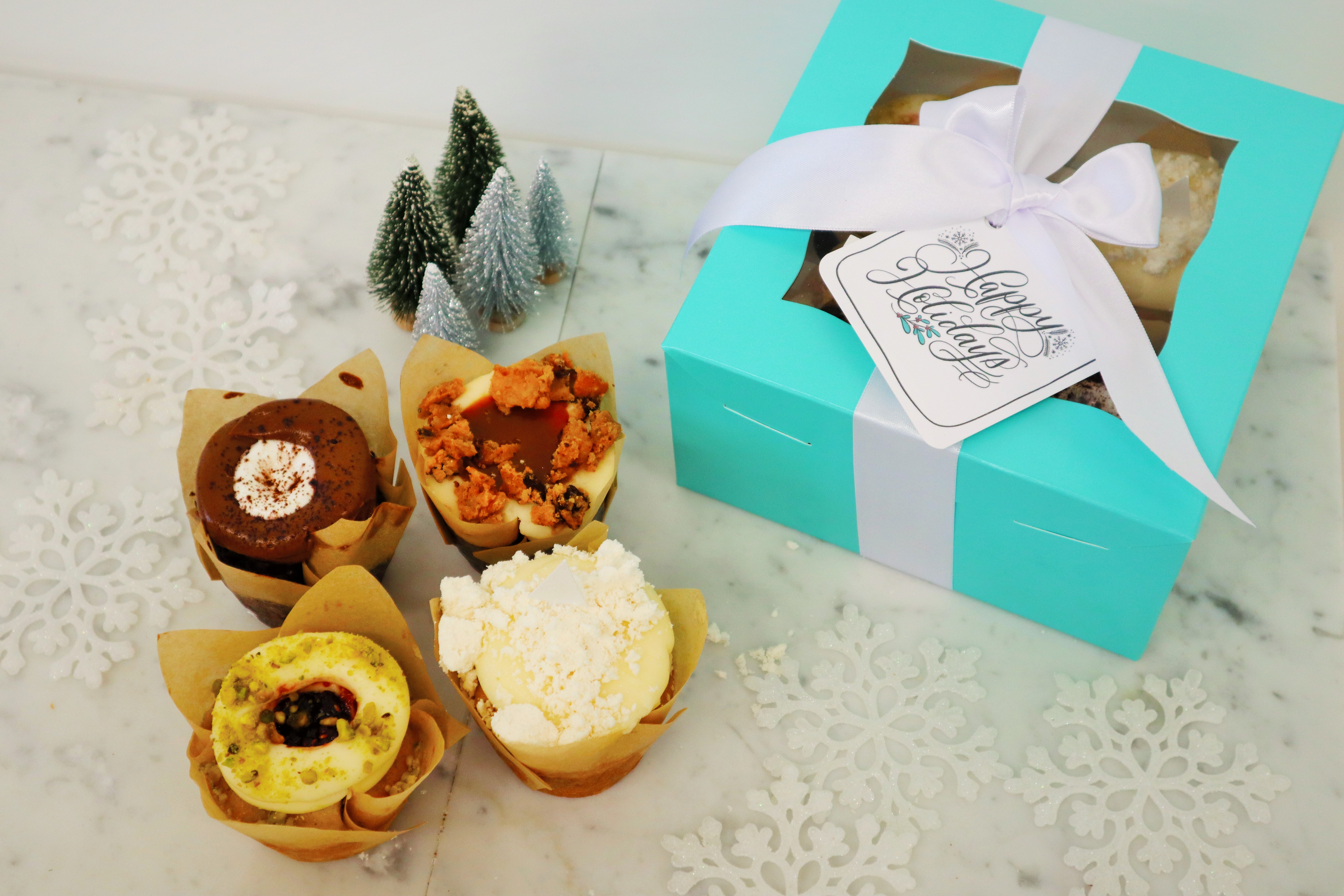 Frost Blue Cupcake Quartet, $20