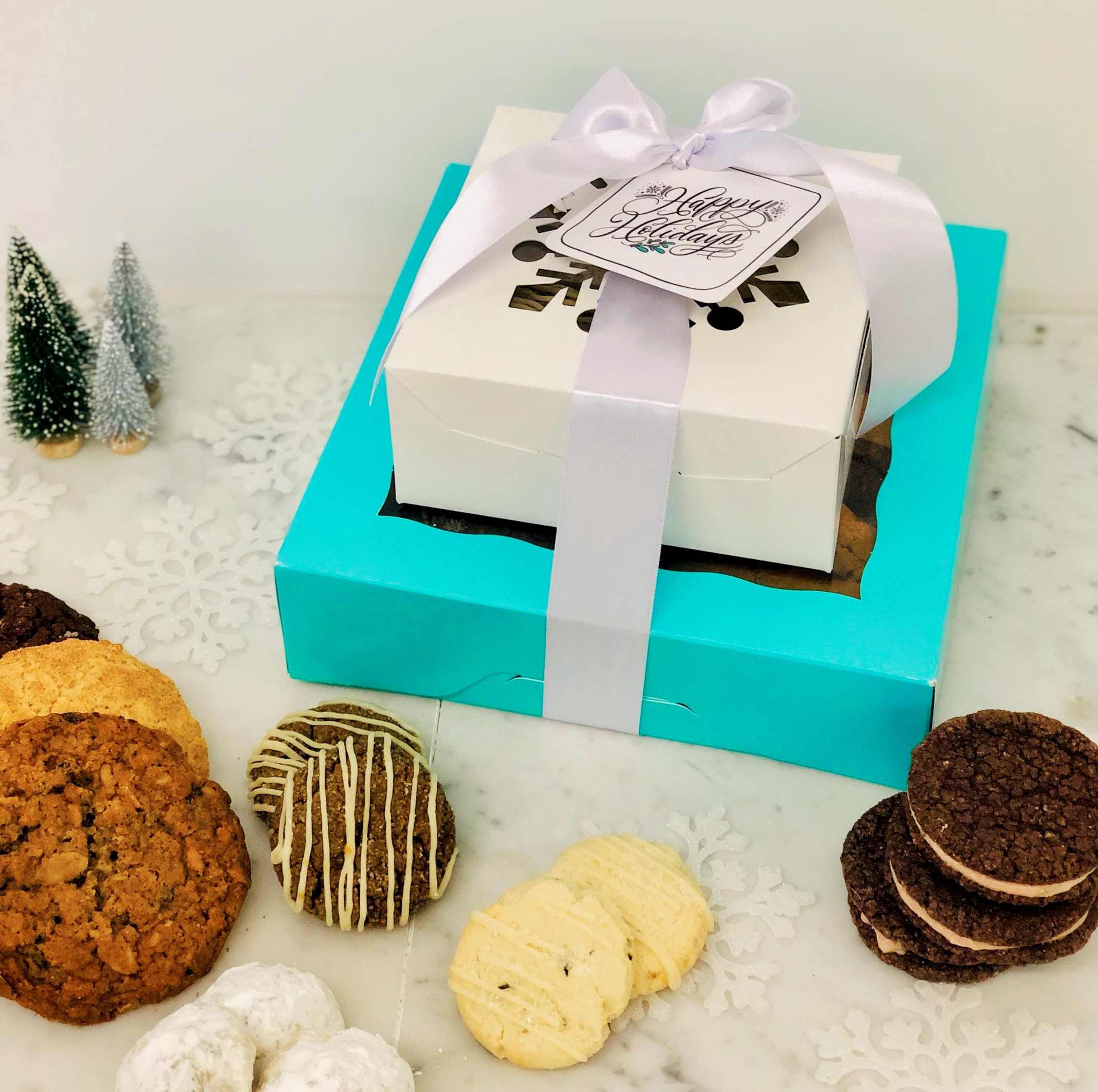 24-piece holiday tower, $52