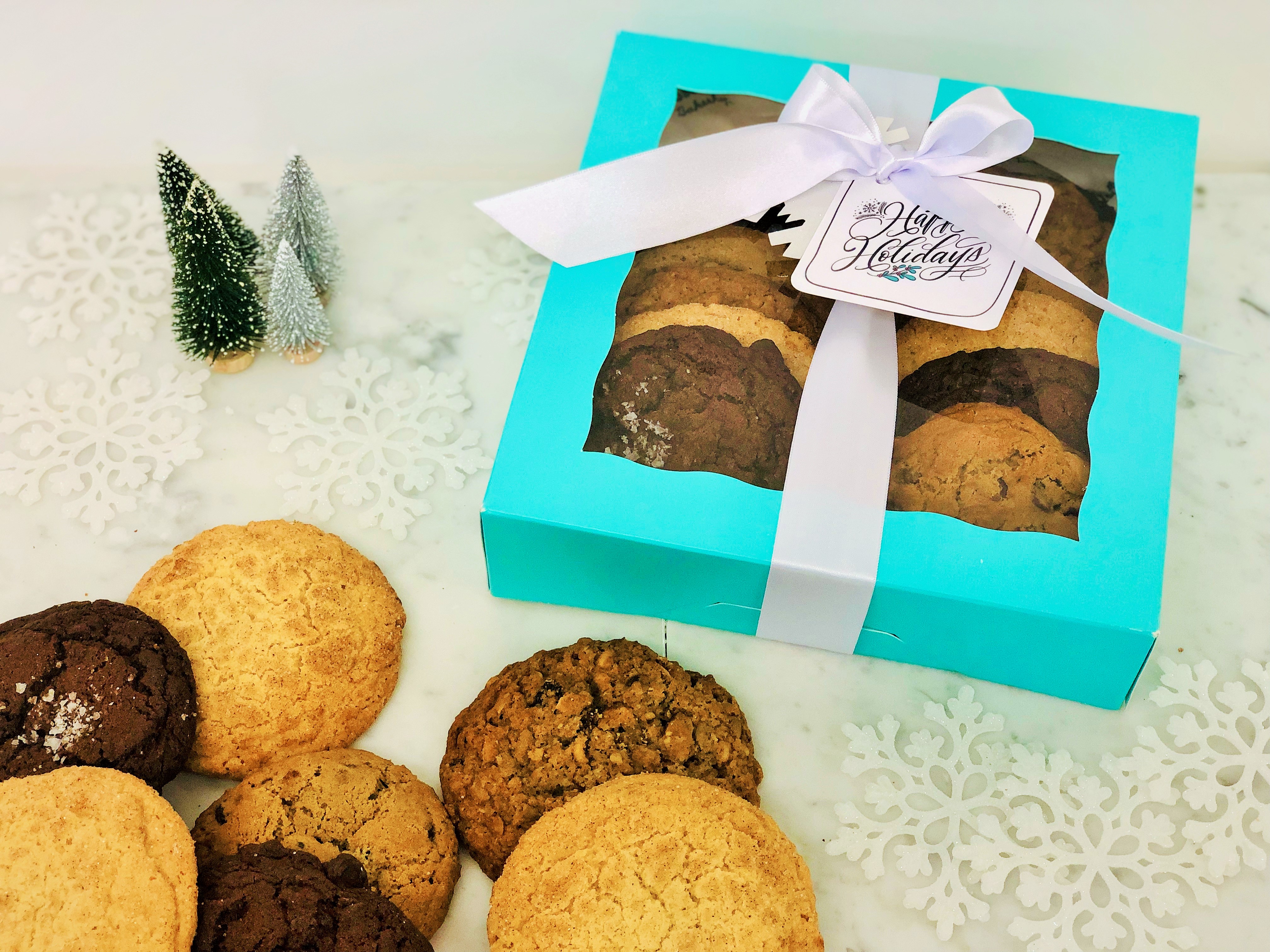 Classic Holiday Cookie Box, $30