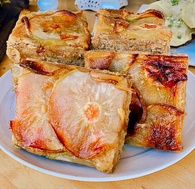 Roasted Pear Shortbread