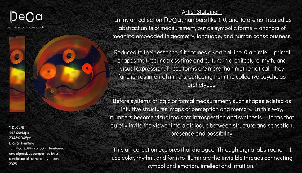 ‘’ DeCaB’’ 445x2048px 2048x2048px Digital Painting - Limited Edition of 50 - Numbered and