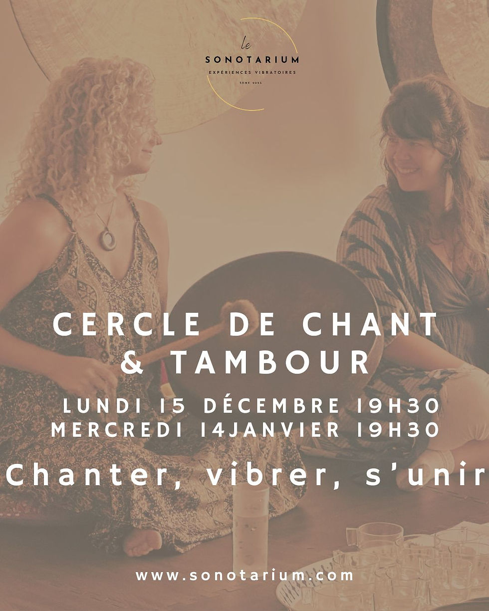 Cercle de chant et tambour avec Nadine