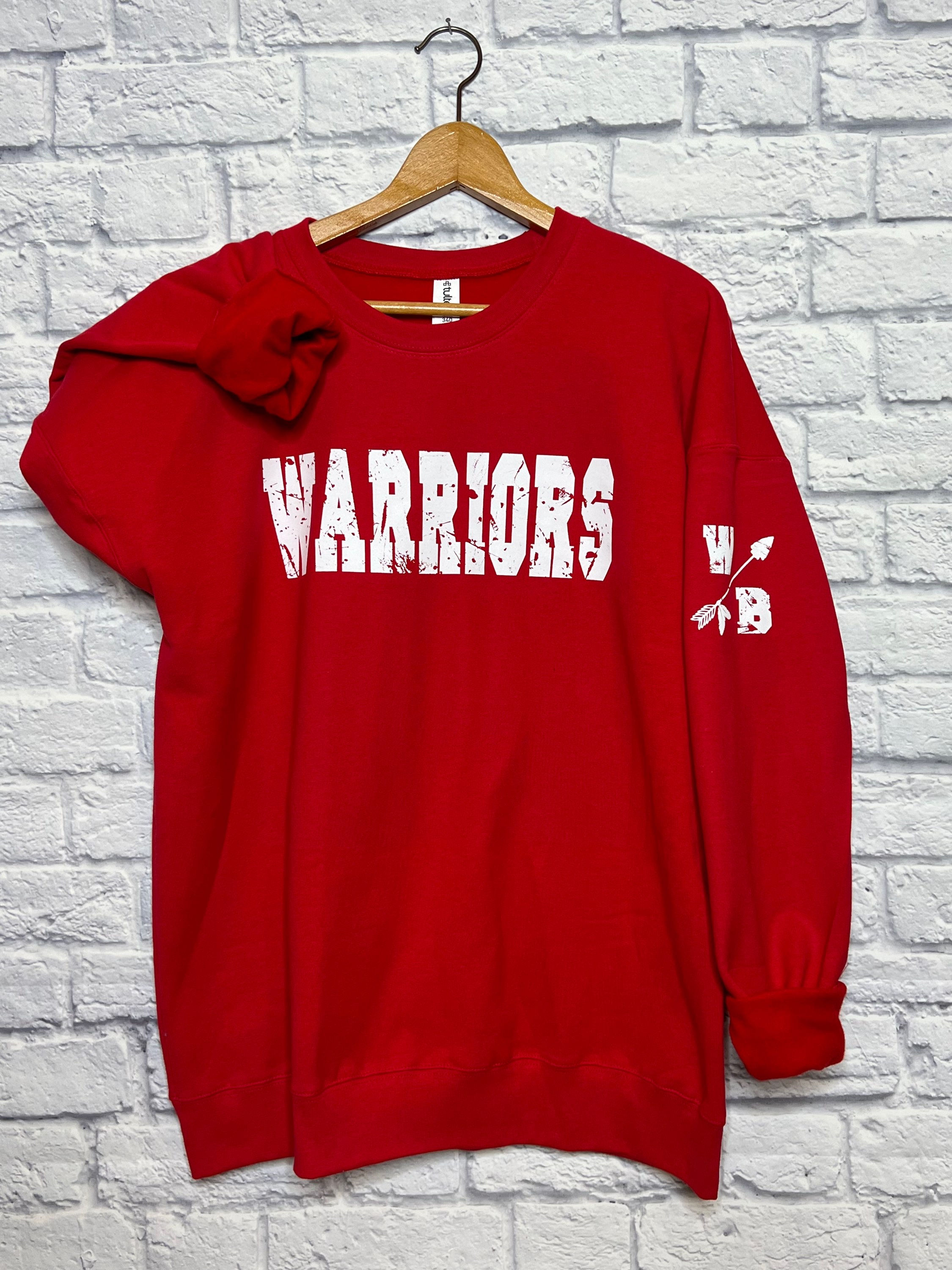Warriors Distressed Screen Print