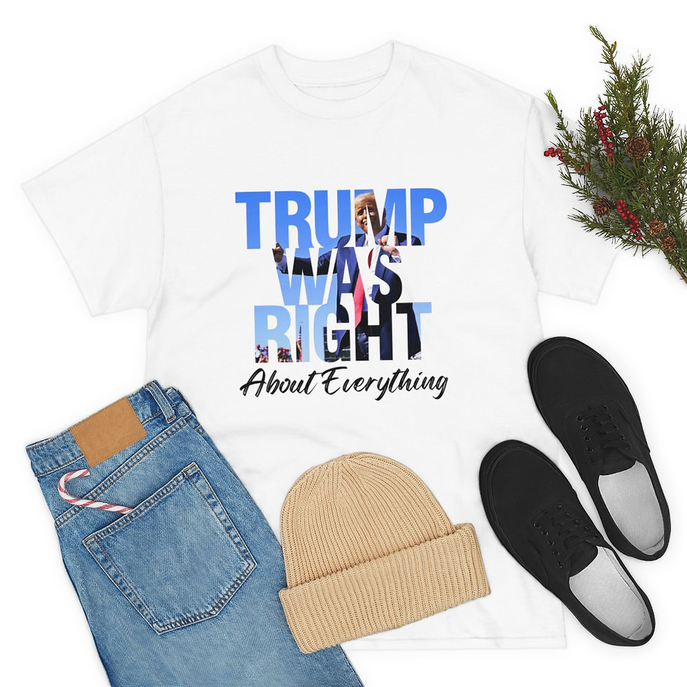 Thumbnail: <NEW> TRUMP Was Right Unisex Heavy Cotton Tee