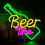 Thumbnail: Beer Time Led Neon Sign Shop Bar Restaurant Hotel Decorative Light Neon