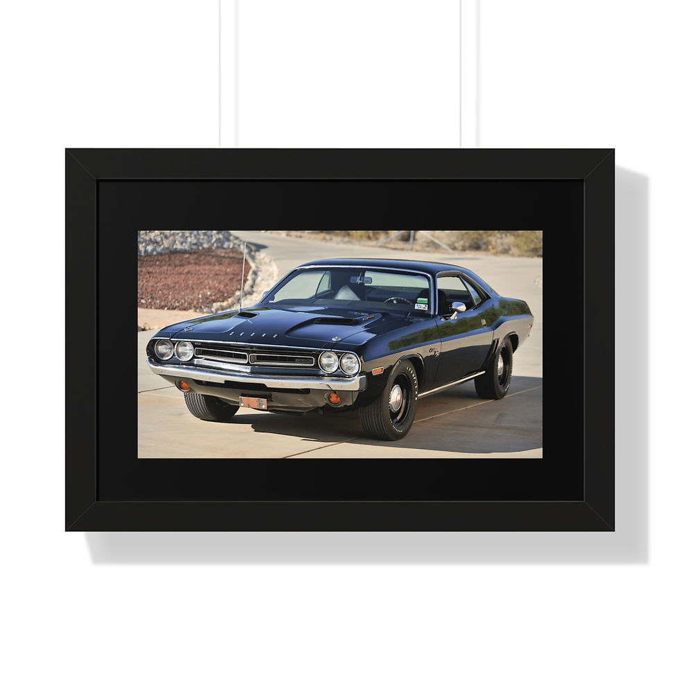 Thumbnail: Dodge Challenger 1971 Framed Muscle Car.