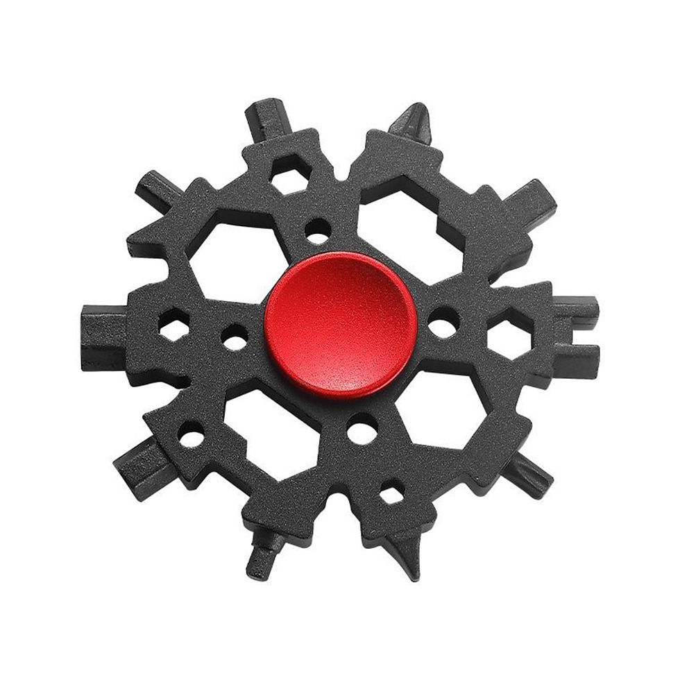 Thumbnail: Metal EDC Fidget Spinner Snowflake Multitool