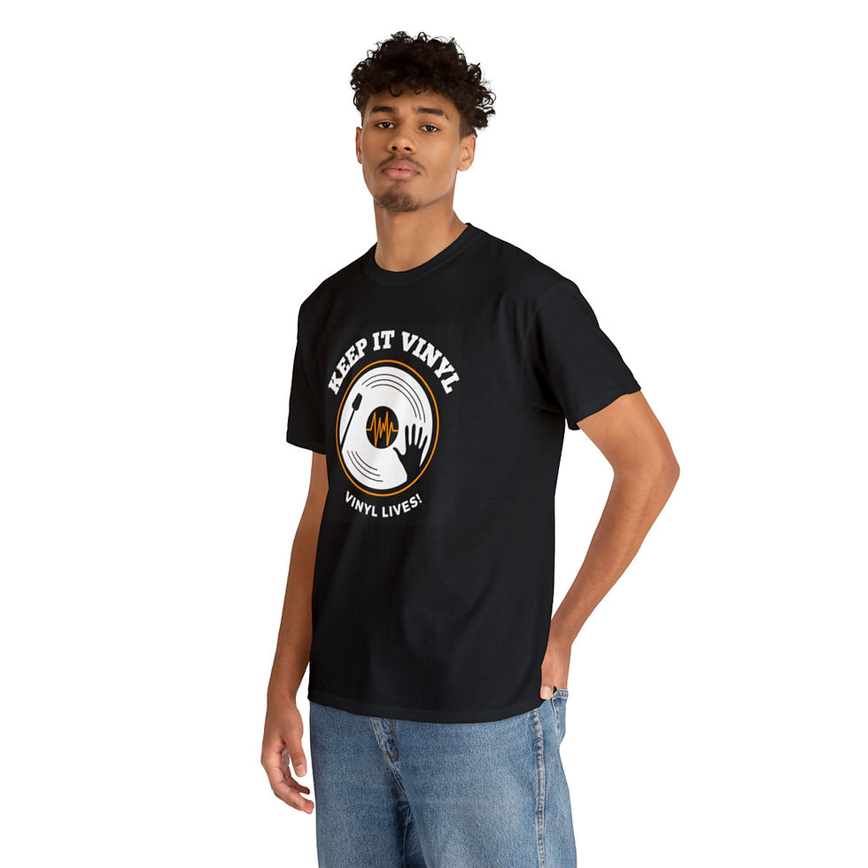 Thumbnail: Keep It Vinyl Unisex Heavy Cotton Tee