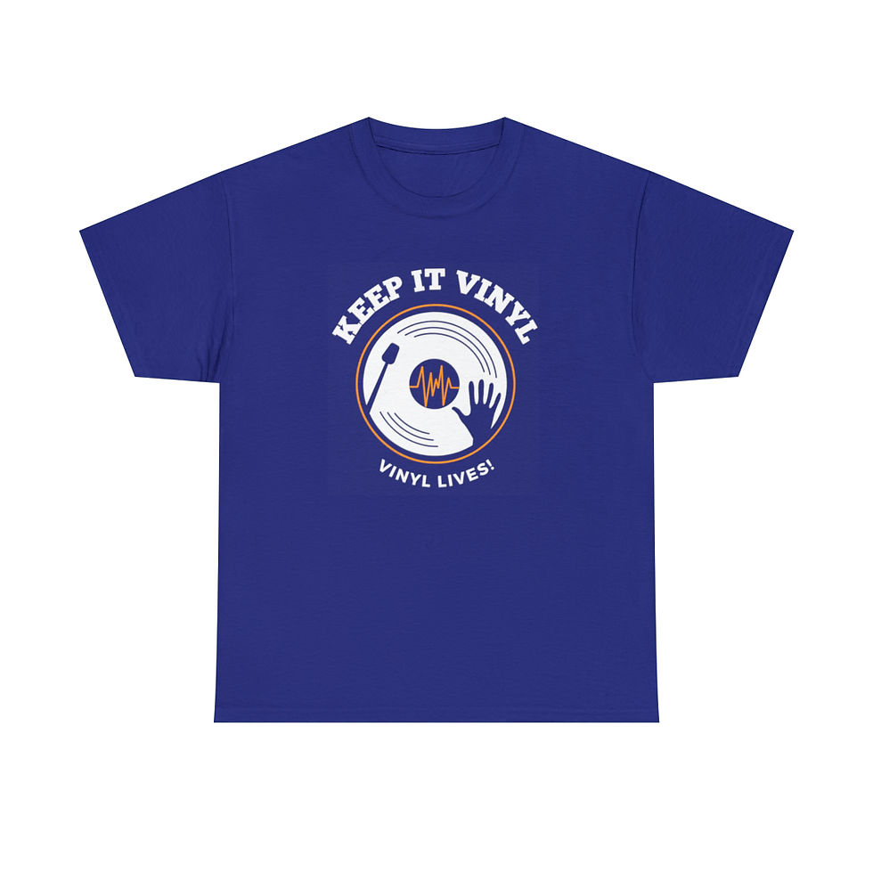 Thumbnail: Keep It Vinyl Unisex Heavy Cotton Tee