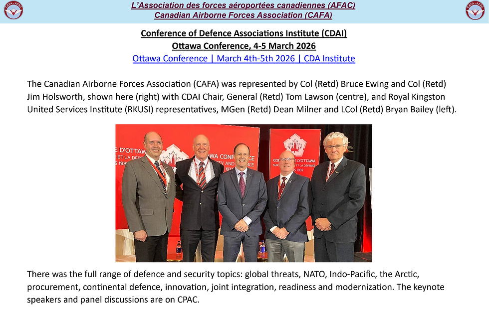 CAFA at the CDAI Ottawa Conference: Key Insights from March 4-5, 2026