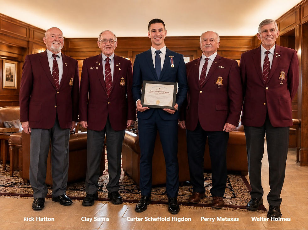 2026 CAFA Scholarship Presentation – Carter Scheffold-Higdon