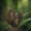 hidden tribes in deep african jungle with bamboo plants.jpg