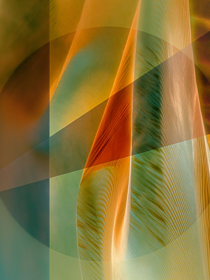 Landscape, digital color photography of sand dunes capturing desert miracles and dreams