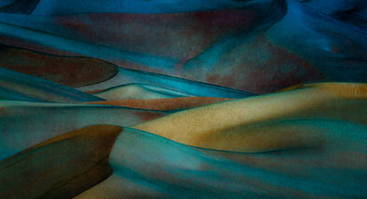 Abstract landscape photography of dunes, creative edit.