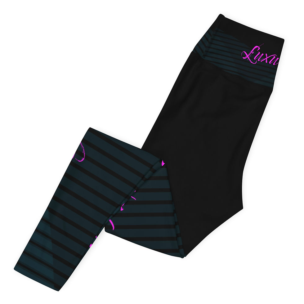 Thumbnail: Luxury Tax Black Yoga Leggings
