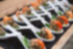 Assaggi al cucchiaio per catering per aziende