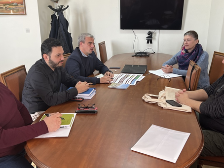 Συνάντηση Χριστόφα – Τριανταφυλλίδη | Στόχος η ανάδειξη μνημείων της Μυτιλήνης