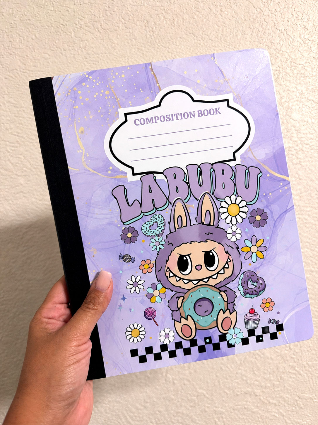 "Labubu" Style Composition Books