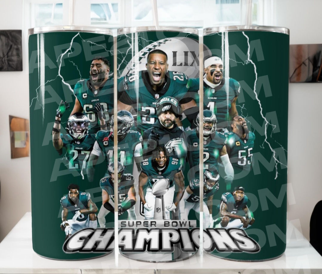 Eagles Tumblers Straw Lid 20oz