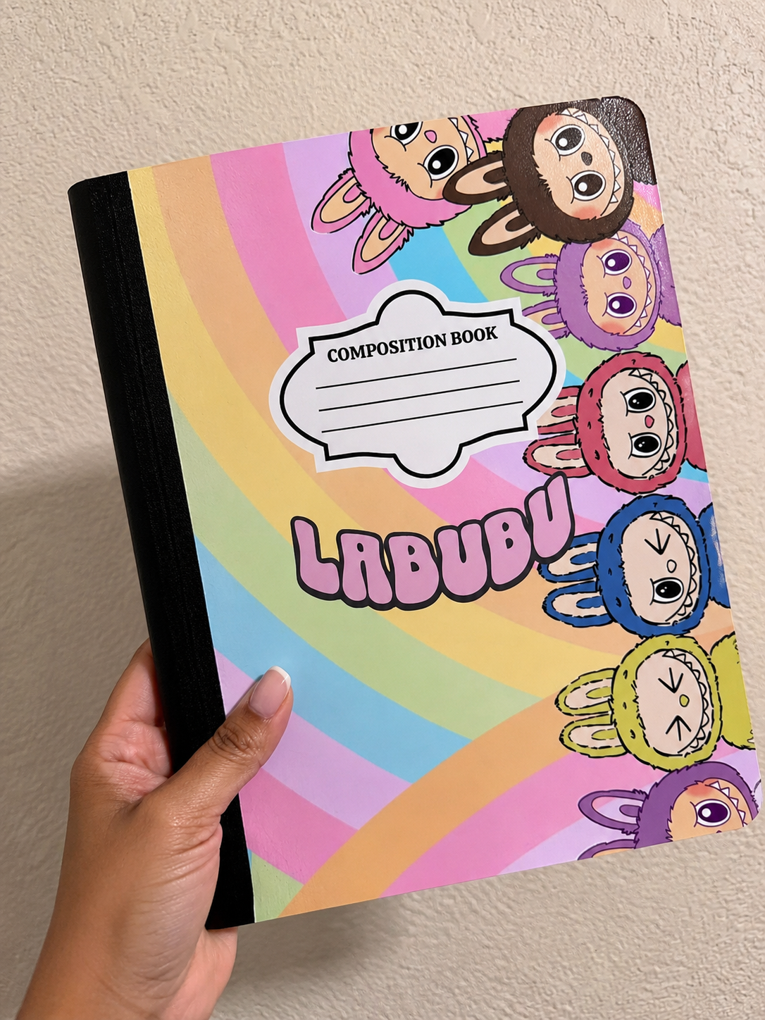 "Labubu" Colorful Style Composition Book