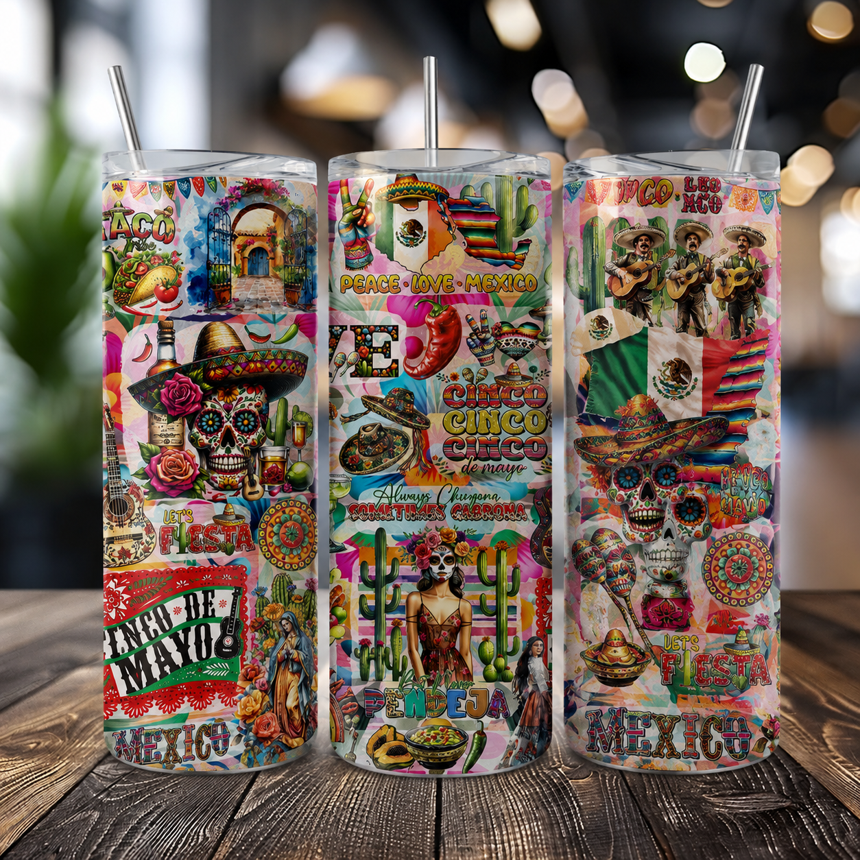 Festive Cinco de Mayo Tumbler