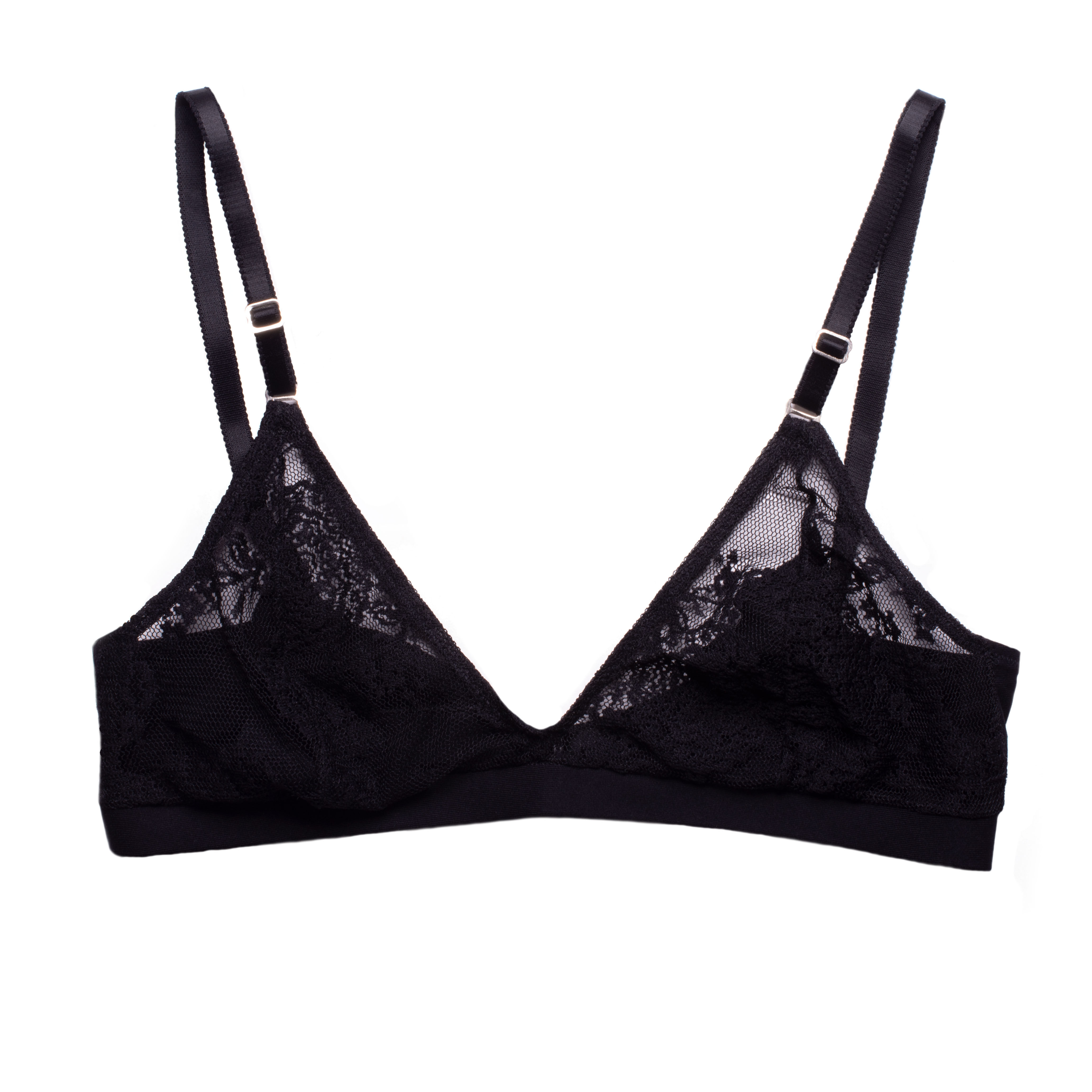 BLACK LACE BRALETTE