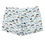 Thumbnail: Baby Blue Mustache Printed Trunk Panty Front View