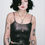 Thumbnail: Metallic Black Garter Belt on Model
