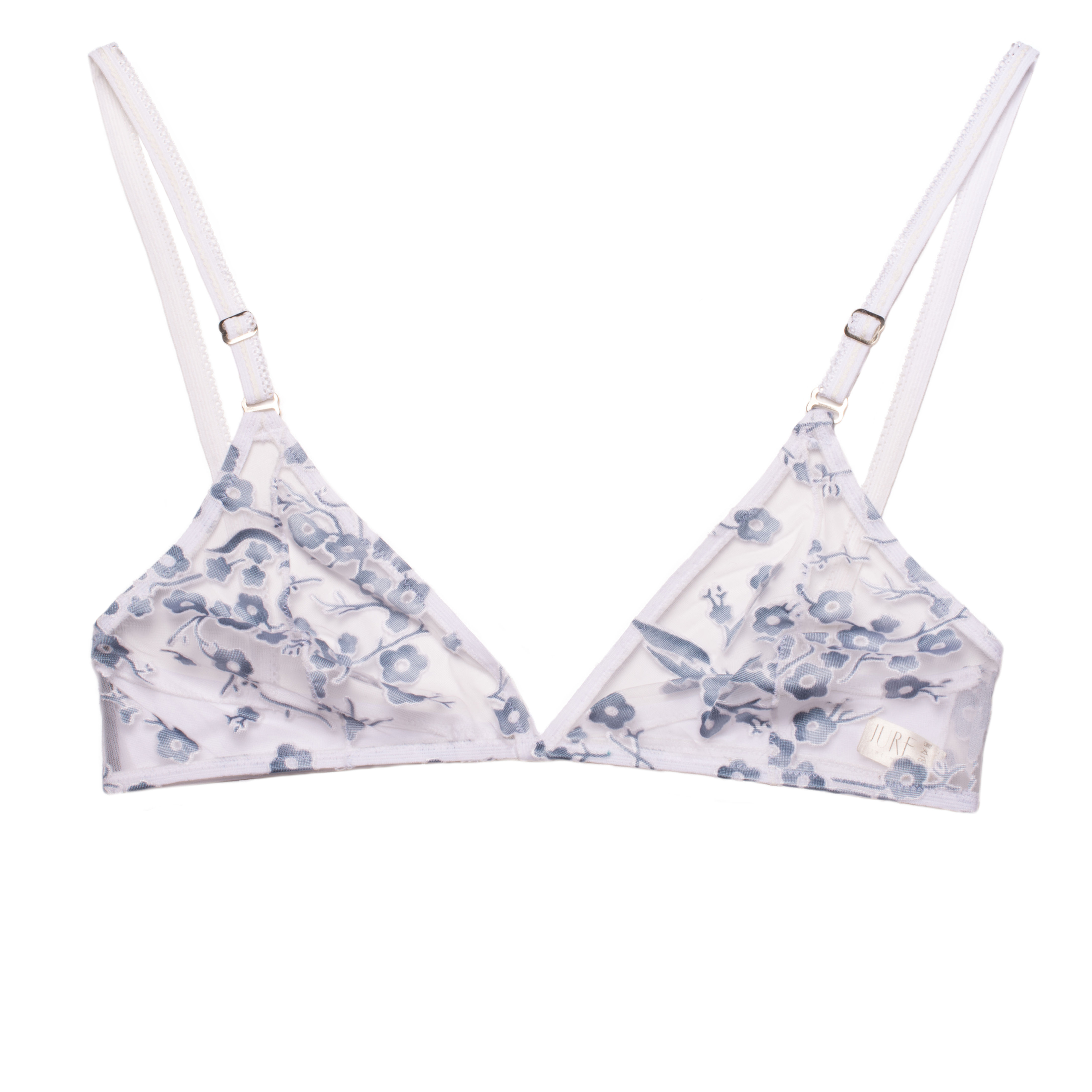 GRAY DEVORÉ SAKURA BRALETTE