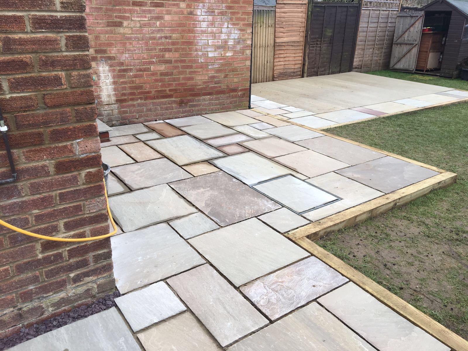 Patio & concrete base, Hatfield.